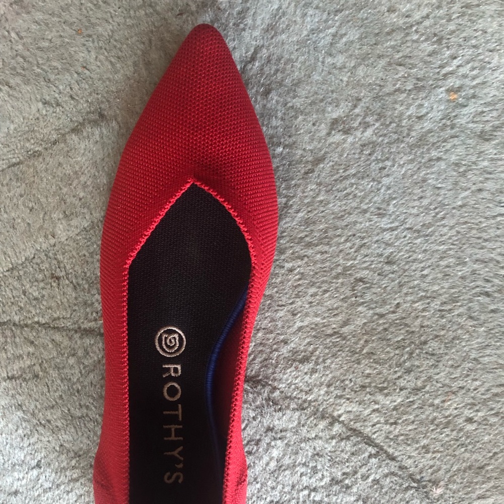 Barely worn rothys brand flats